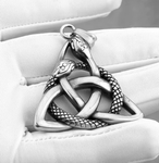 Snakes Trinity Symbol Necklace Necklace Viking Warriors