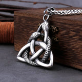 Snakes Trinity Symbol Necklace Necklace Viking Warriors