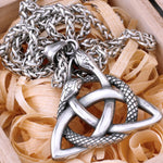 Snakes Trinity Symbol Necklace Necklace Viking Warriors