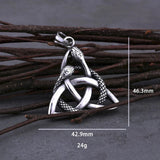 Snakes Trinity Symbol Necklace Necklace Viking Warriors