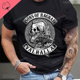 Sons of Odin Valhalla Viking  Tshirt Apparel & Accessories Viking Warriors