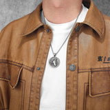 Spartan Helmet and Shield Pendant Viking Warriors