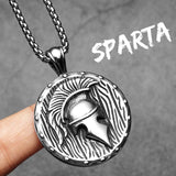 Spartan Helmet and Shield Pendant Viking Warriors