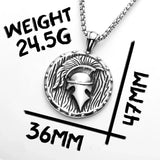 Spartan Helmet and Shield Pendant Viking Warriors