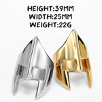 Spartan Helmet Men Ring of Strength & Honor ring Viking Warriors
