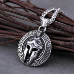 Spartan Warrior Shield Necklace necklace Viking Warriors