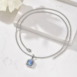 Square Malachite Abalone Shell Pendant Necklace Pendant necklace Viking Warriors