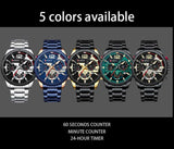 Stainless Steel Chronograph Sports Watch watch Viking Warriors