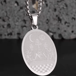 Stainless Steel Masonic Pendant Necklaces Necklace Viking Warriors