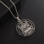 Stainless Steel Masonic Pendant Necklaces Necklace Viking Warriors