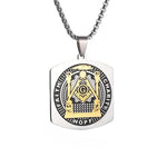 Stainless Steel Masonic Pendant Necklaces Necklace Viking Warriors