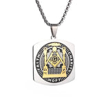 Stainless Steel Masonic Pendant Necklaces Necklace Viking Warriors