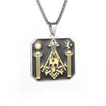Stainless Steel Masonic Pendant Necklaces Necklace Viking Warriors
