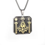 Stainless Steel Masonic Pendant Necklaces Necklace Viking Warriors