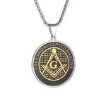 Stainless Steel Masonic Pendant Necklaces Necklace Viking Warriors