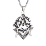 Stainless Steel Masonic Pendant Necklaces Necklace Viking Warriors