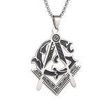 Stainless Steel Masonic Pendant Necklaces Necklace Viking Warriors