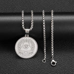 Stainless Steel Masonic Pendant Necklaces Necklace Viking Warriors