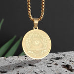 Stainless Steel Masonic Pendant Necklaces Necklace Viking Warriors