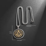Stainless Steel Masonic Pendant Necklaces Necklace Viking Warriors