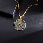Stainless Steel Masonic Pendant Necklaces Necklace Viking Warriors