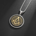 Stainless Steel Masonic Pendant Necklaces Necklace Viking Warriors
