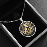 Stainless Steel Masonic Pendant Necklaces Necklace Viking Warriors