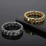 Stainless Steel Skull Curb Chain Bracelet Bracelets Viking Warriors