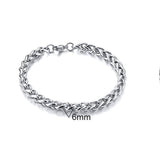 Stainless Steel Wheat Chain Bracelet Bracelets Viking Warriors