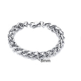 Stainless Steel Wheat Chain Bracelet Bracelets Viking Warriors