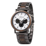Stylish Chronograph Wooden Watch Watches Viking Warriors