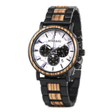 Stylish Chronograph Wooden Watch Watches Viking Warriors