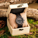Stylish Chronograph Wooden Watch Watches Viking Warriors