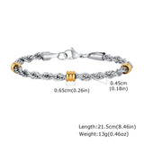 Stylish Cuban-Rope Chain Bracelets Bracelet Viking Warriors