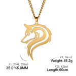 Stylish Viking Wolf Necklace Necklaces Viking Warriors