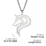 Stylish Viking Wolf Necklace Necklaces Viking Warriors