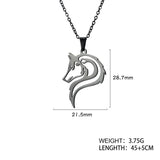 Stylish Viking Wolf Necklace Necklaces Viking Warriors
