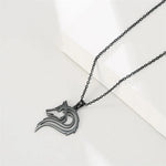 Stylish Viking Wolf Necklace Necklaces Viking Warriors
