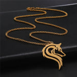 Stylish Viking Wolf Necklace Necklaces Viking Warriors