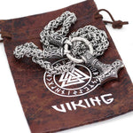 Thor hammer Rune King chain Necklaces Viking Warriors