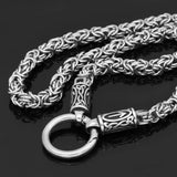 Thor hammer Rune King chain Necklaces Viking Warriors