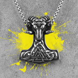 Thor's Hammer Goat Necklace Necklaces Viking Warriors