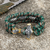 Thor's Hammer Survival Bracelet Bracelets Viking Warriors