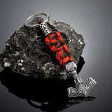 Thor's Hammer Survival Keychain Keychains Viking Warriors