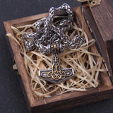 Thor's Hammer Triskele Pendant Necklaces Viking Warriors