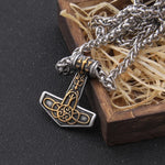 Thor's Hammer Triskele Pendant Necklaces Viking Warriors