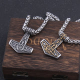 Thor's Hammer Triskele Pendant Necklaces Viking Warriors