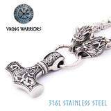 Thor's Revenge Mjolnir Hammer Necklace Necklaces Viking Warriors