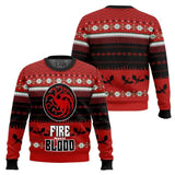 Thrones Game Ugly Christmas Sweater sweatshirt Viking Warriors