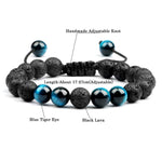 Tiger Eye Lava Beads Bracelet Bracelets Viking Warriors